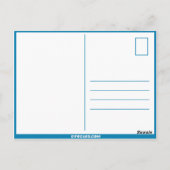 Deutsche Geburtstagskarte Postkarte (Rückseite)