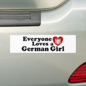 Deutsche Girl Autoaufkleber (Auf Auto)