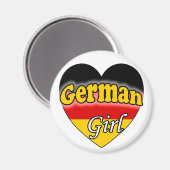 Deutsche Girl Magnet (Vorderseite/Rückseite)