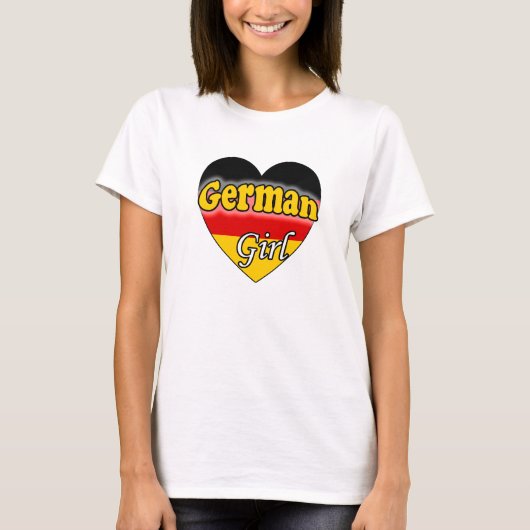 Deutsche Girl T-Shirt (Vorderseite)