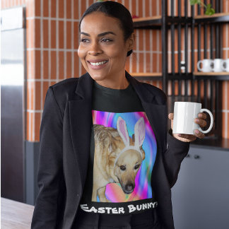 Deutsche Hirte Hund & Osterblase Dunkle Frauen T-Shirt