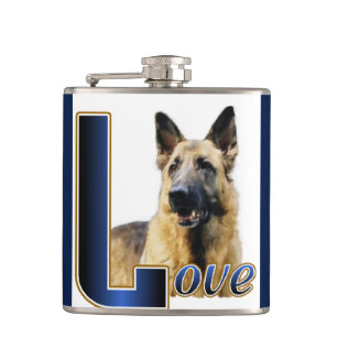 Deutsche Hirte LIEBE Geschenke Flachmann