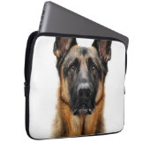 Deutsche Hirte sitzen Laptopschutzhülle (Vorne Rechts)
