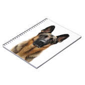 Deutsche Hirte sitzen Notizblock (Linke Seite)