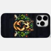 Deutsche Hirte St Patrick's Day Shepherd Dog Gesch Case-Mate iPhone Hülle (Rückseite (Horizontal))