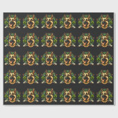 Deutsche Hirte St Patrick's Day Shepherd Dog Gesch Geschenkpapier (Flach)