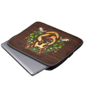 Deutsche Hirte St Patrick's Day Shepherd Dog Gesch Laptopschutzhülle (Vorne Knopf)