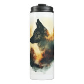 Deutsche Hirten als geistreiche Führer Thermosbecher (Vorderseite)