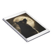 Deutsche Hirten heulen am Mond Notizblock (Rechte Seite)