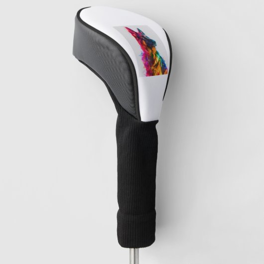 Deutsche Hirten in Prism Perfection Golf Headcover (angewinkelt)