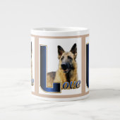Deutsche Hirten LIEBE Geschenke Jumbo-Tasse (Vorderseite)