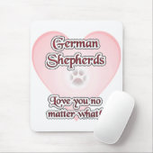 Deutsche Hirten Liebe Sie egal was Mousepad (Mit Mouse)