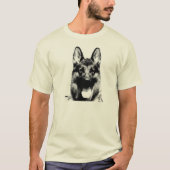 Deutsche Hirten regieren mein Haus T-Shirt (Vorderseite)