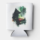 Deutsche Hirten unter Nordlicht Dosenkühler (Vorderseite)