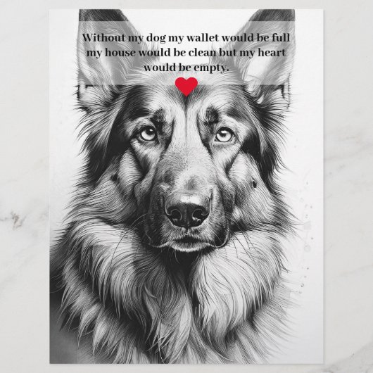 Deutsche Hirten Welpen zum Verkauf Flyer (Hinten)