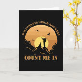 Deutsche Hirten zählen mich bei Wanderhunden Karte (Gelbe Blume)