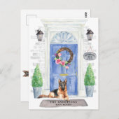 Deutsche Hirtenbewegung Ankündigung Postkarte (Vorne/Hinten)