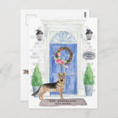 Deutsche Hirtenbewegung Ankündigung Postkarte (Vorne/Hinten)