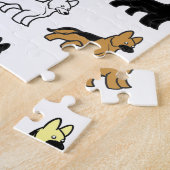 Deutsche Hirtenfarben Cartoon Puzzle (Seite)