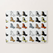 Deutsche Hirtenfarben Cartoon Puzzle (Horizontal)