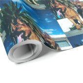 Deutsche Hirtengruppe Geschenkpapier (Rolleneckpunkt)