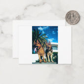 Deutsche Hirtengruppe Mitteilungskarte (Vorderseite/Rückseite Beispiel)