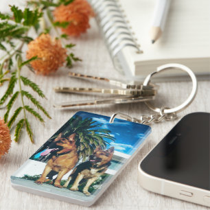 Deutsche Hirtengruppe Schlüsselanhänger