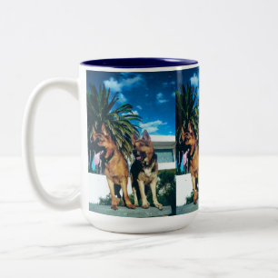 Deutsche Hirtengruppe Zweifarbige Tasse