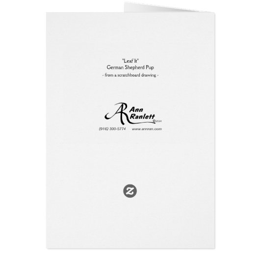 Deutsche Hirtenjunge - "Leaf It" (Hinten)