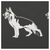 Deutsche Hirtenkunst Stoff (Nahaufnahme)