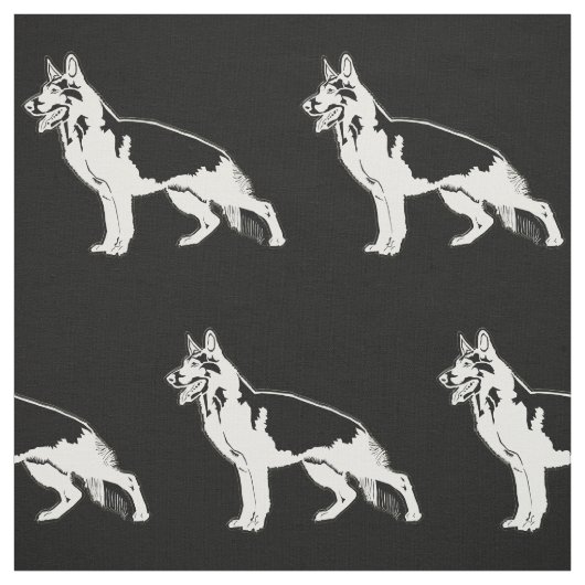 Deutsche Hirtenkunst Stoff (Muster)