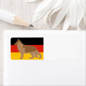 Deutsche Hirtenleber-Silhouette (Insitu)