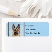 Deutsche Hirtenmalerei - Niedliche Original Hunde- (Insitu)