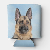 Deutsche Hirtenmalerei - Niedliche Original Hunde- Dosenkühler (Rückseite)