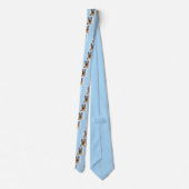 Deutsche Hirtenmalerei - Niedliche Original Hunde- Krawatte (Rückseite)