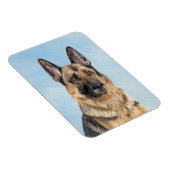 Deutsche Hirtenmalerei - Niedliche Original Hunde- Magnet (Rechte Seite)