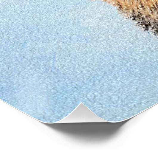 Deutsche Hirtenmalerei - Niedliche Original Hunde- Poster (Ecke)