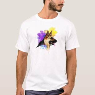 Deutsche Hirtenmalerei T-Shirt