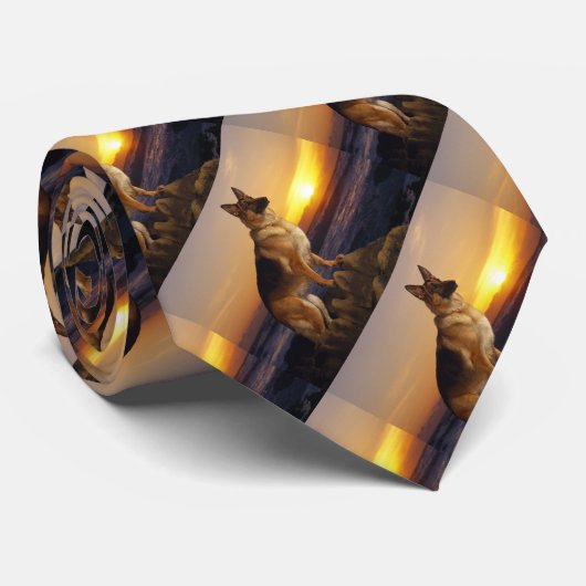 Deutsche Hirtenmode Krawatte (Gerollt)