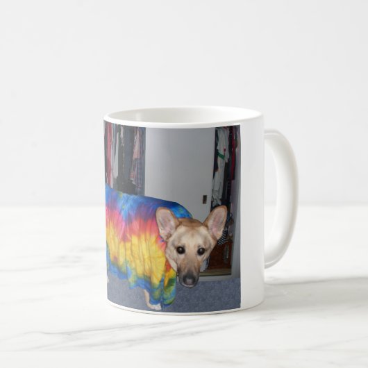 Deutsche Hirtenmodellierkleidung Kaffeetasse (VorderseiteRechts)