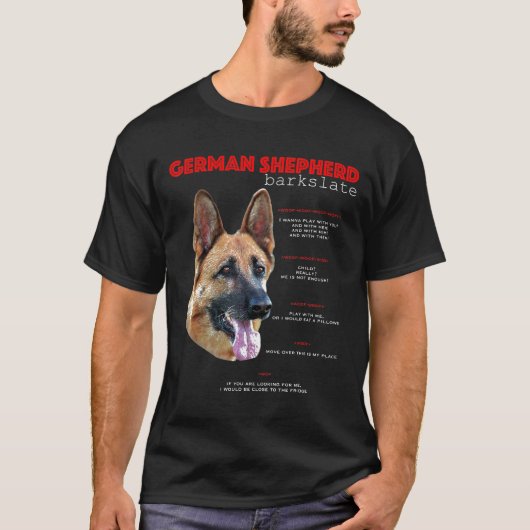 Deutsche Hirtenübersetzung T-Shirt (Vorderseite)