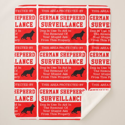 Deutsche Hirtenüberwachung Sherpadecke (Vorderseite)