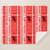 Deutsche Hirtenüberwachung Sherpadecke (Vorderseite (Horizontal))