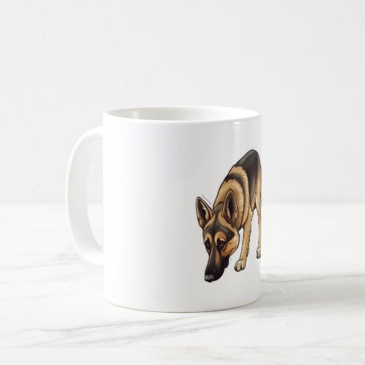 Deutsche Hirtenverfolgung Kaffeetasse (Vorderseite Links)