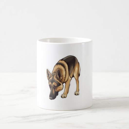 Deutsche Hirtenverfolgung Kaffeetasse (Mittel)