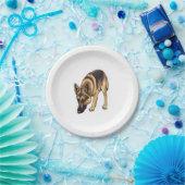 Deutsche Hirtenverfolgung Pappteller (Party)