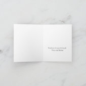 Deutsche Hochzeit Dankeschön-Karte Dankeskarte (Innenseite)