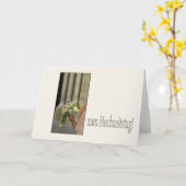 Deutsche Hochzeit Glückwünsche Karte (Gelbe Blume)