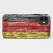 Deutsche Holzflagge Case-Mate iPhone Hülle (Rückseite (Horizontal))