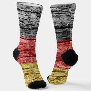 Deutsche Holzflagge Socken